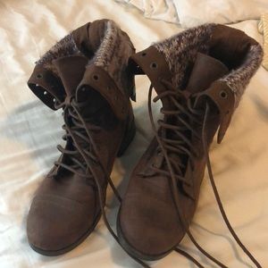 Brown boots